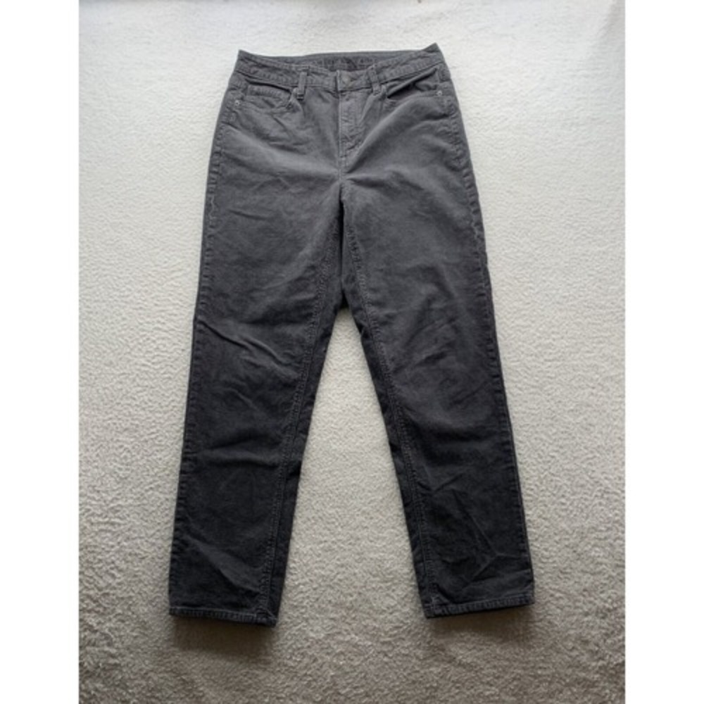 American Eagle Corduroy Pants Womens 6 30x27.5 Straight Leg Stretch Y2K Mid Rise